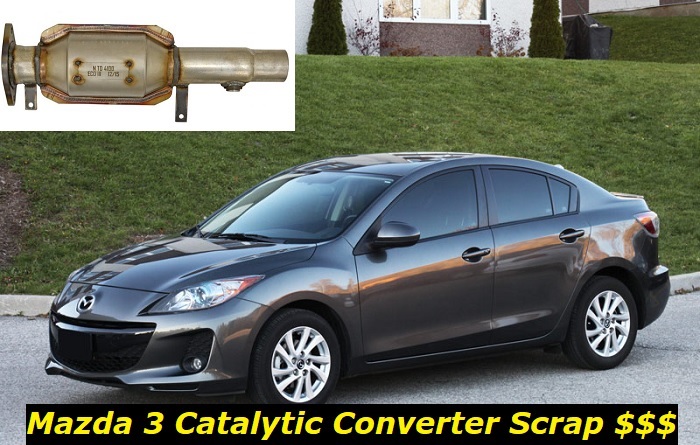 Mazda 3 cat converter scrap price